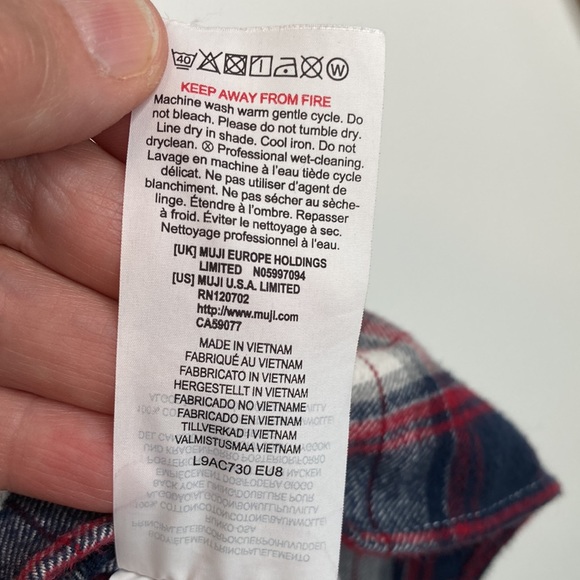 Plaid Half Button Up Long Sleeve Shirt - Picture 7 of 10